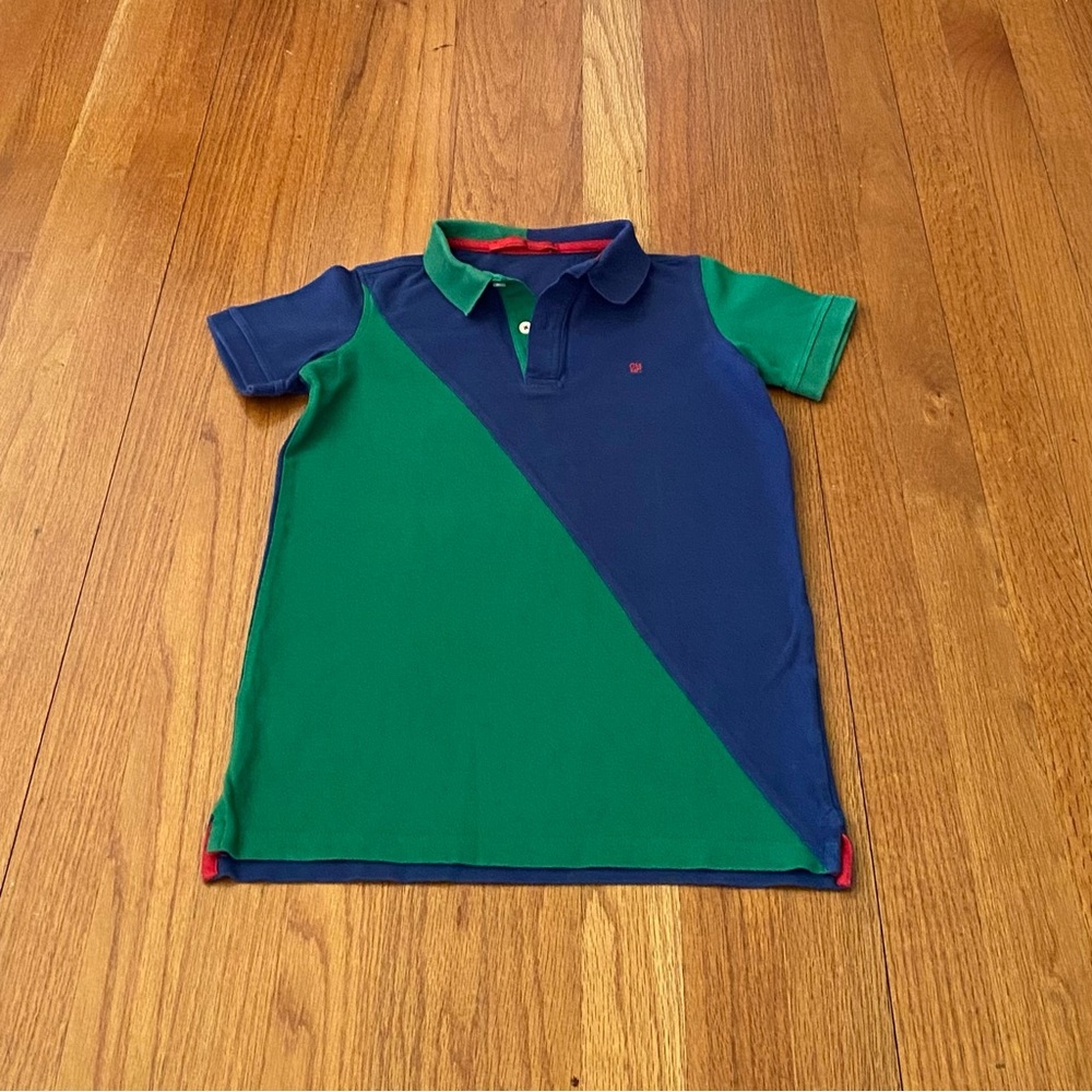 Carolina Herrera Classic Polo Shirt Bold Color Block Design